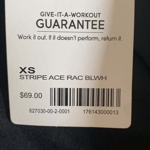 NWT Athleta stripe ace racer tank top - Picture 7 of 7